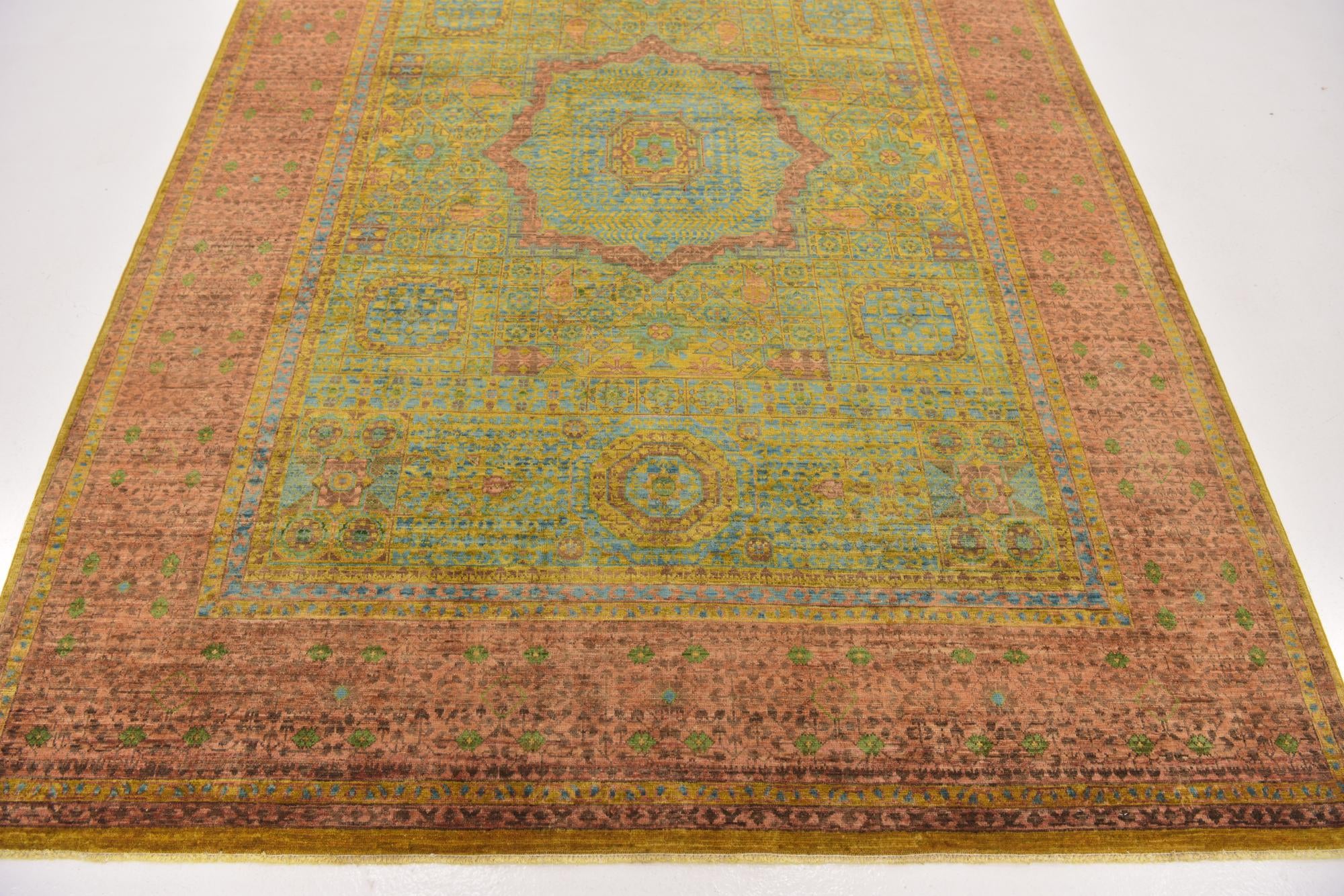 175cm x 250cm Hand Knotted Mamluk Ziegler Oriental Rug