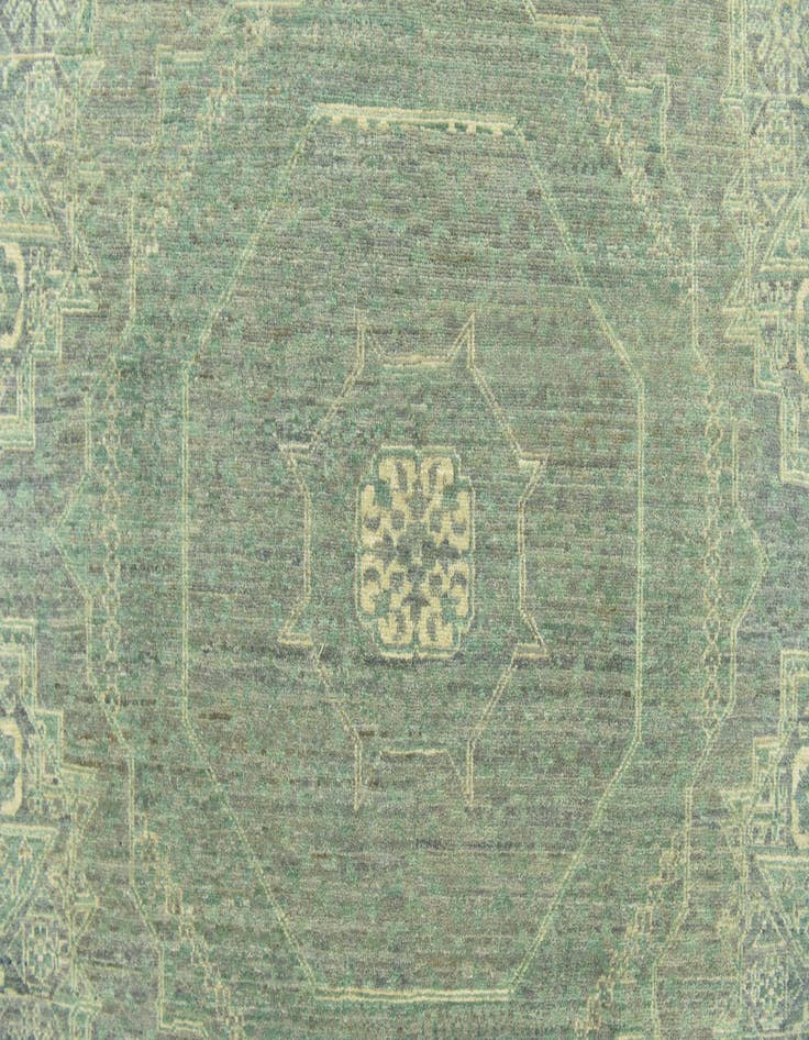 Detail image of 8' 10 x 12' Hand Knotted Mamluk Ziegler Rug