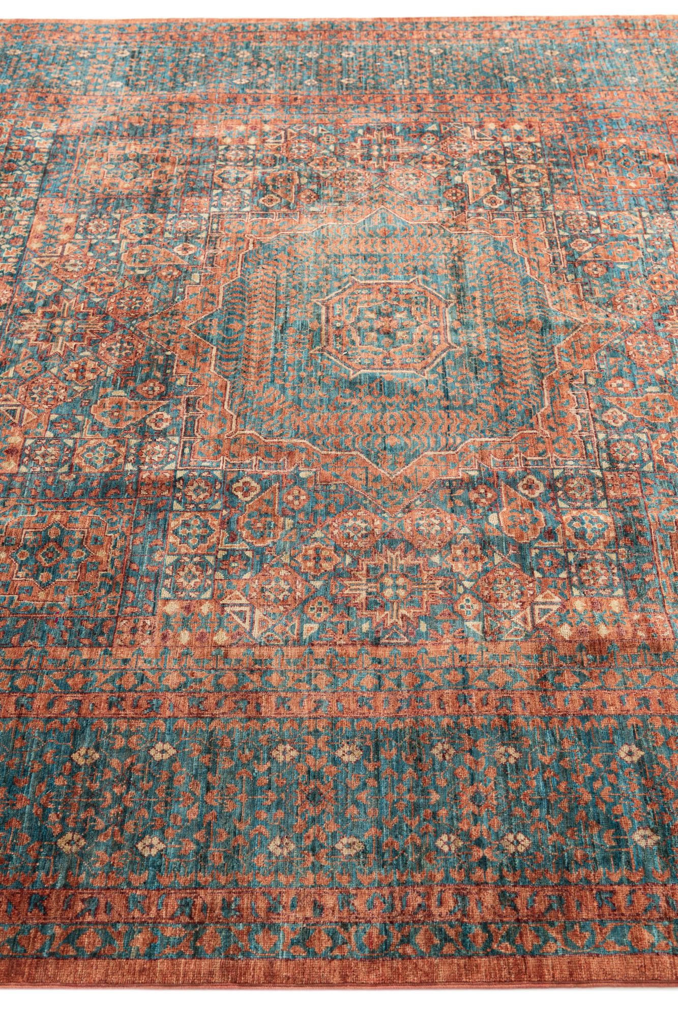 7' x 9' 7 Hand Knotted Mamluk Ziegler Oriental Rug