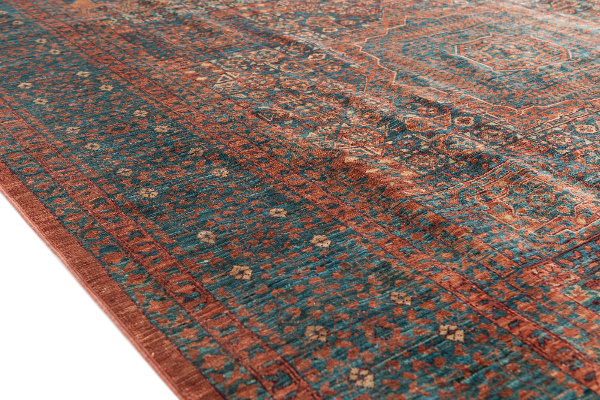 7' x 9' 7 Hand Knotted Mamluk Ziegler Oriental Rug