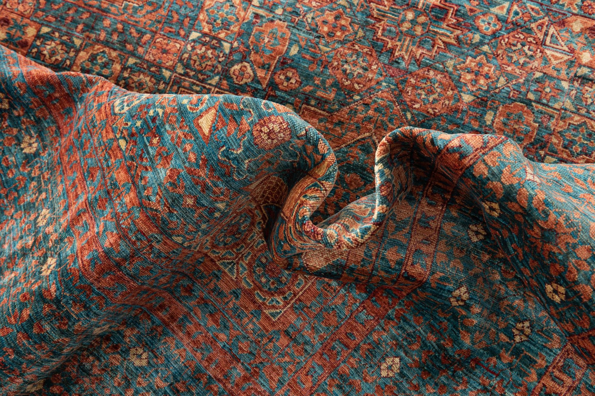 7' x 9' 7 Hand Knotted Mamluk Ziegler Oriental Rug