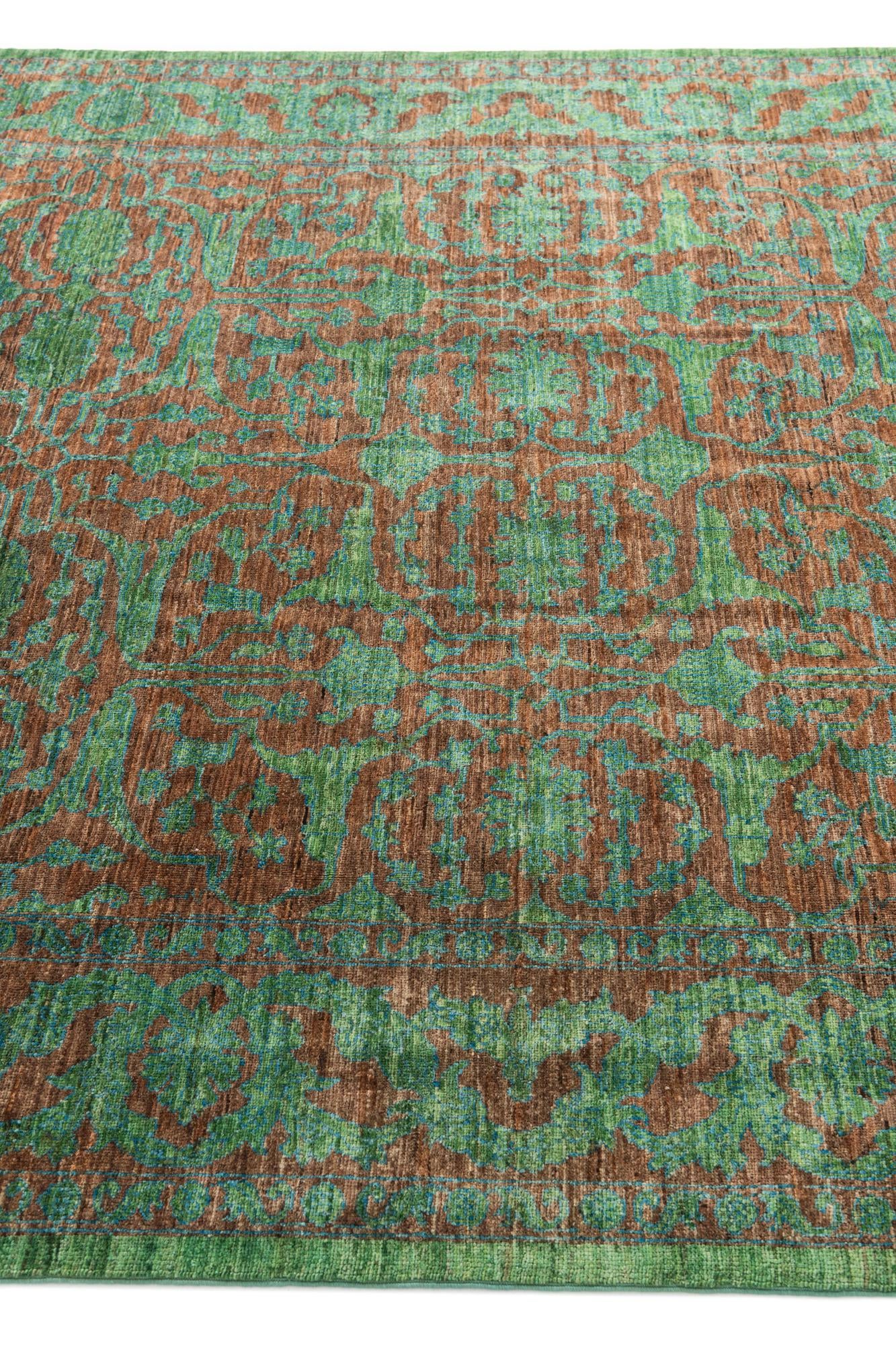 6' 8 x 9' 8 Hand Knotted Mamluk Ziegler Oriental Rug