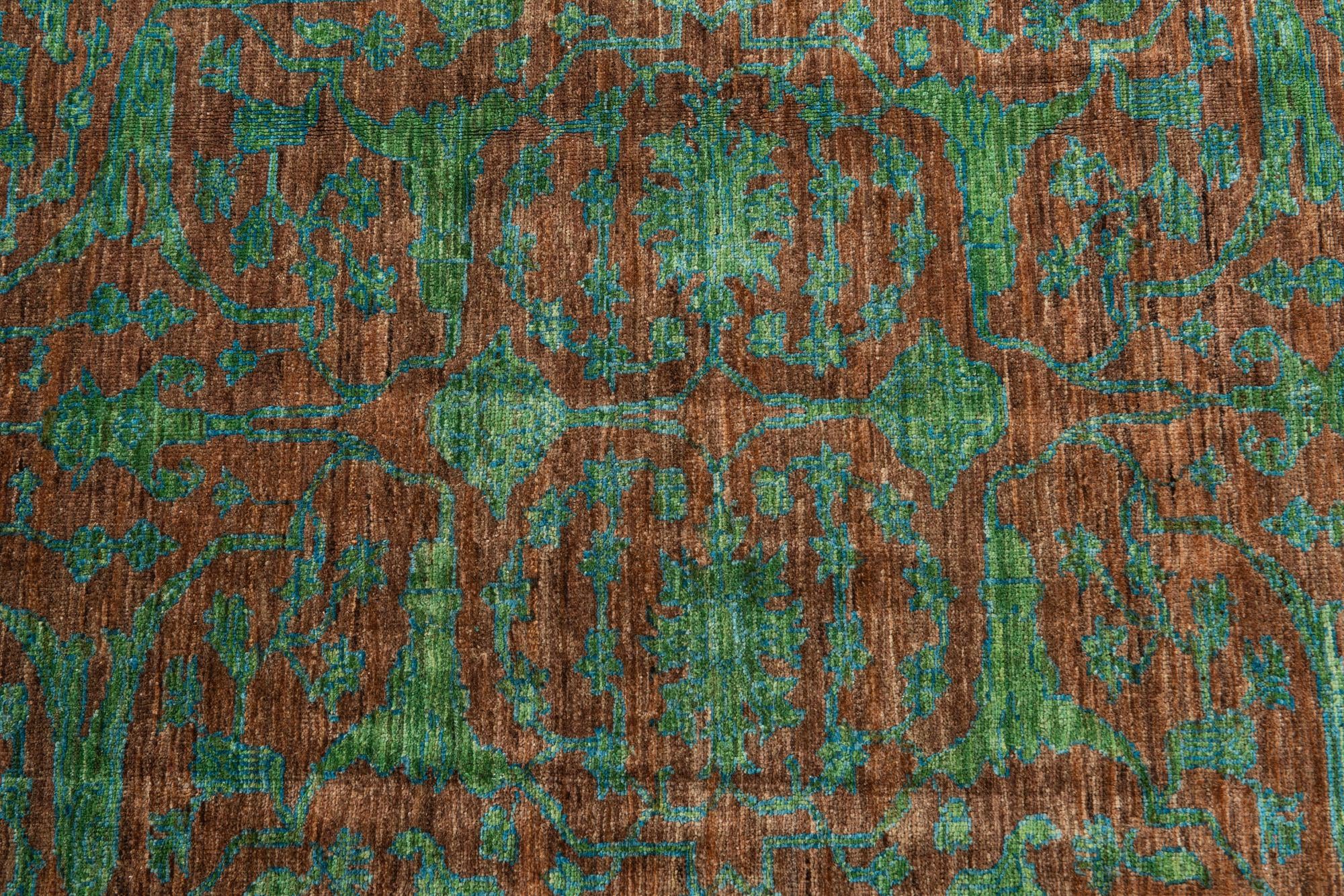 6' 8 x 9' 8 Hand Knotted Mamluk Ziegler Oriental Rug