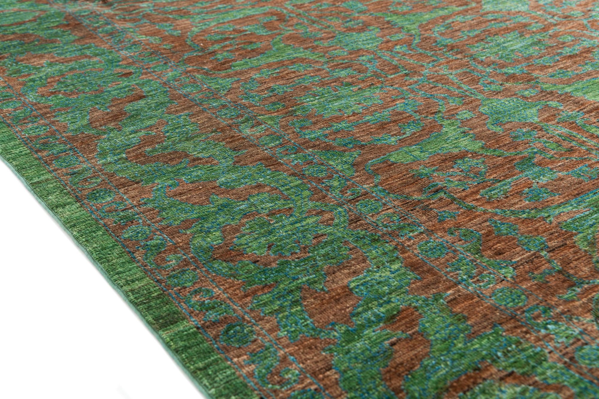 6' 8 x 9' 8 Hand Knotted Mamluk Ziegler Oriental Rug