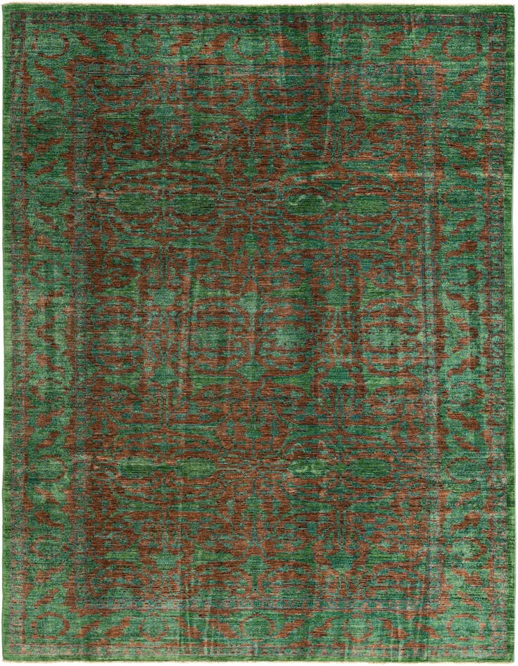 Detail image of 6' 8 x 9' 8 Hand Knotted Mamluk Ziegler Oriental Rug