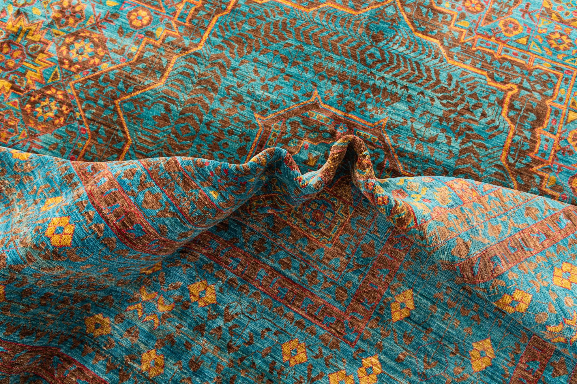 9' 10 x 13' 6 Hand Knotted Mamluk Ziegler Oriental Rug