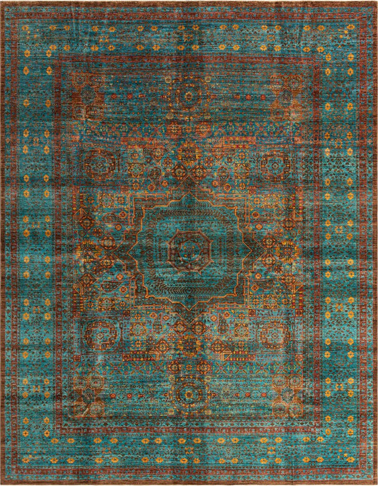 Detail image of 9' 10 x 13' 6 Hand Knotted Mamluk Ziegler Oriental Rug