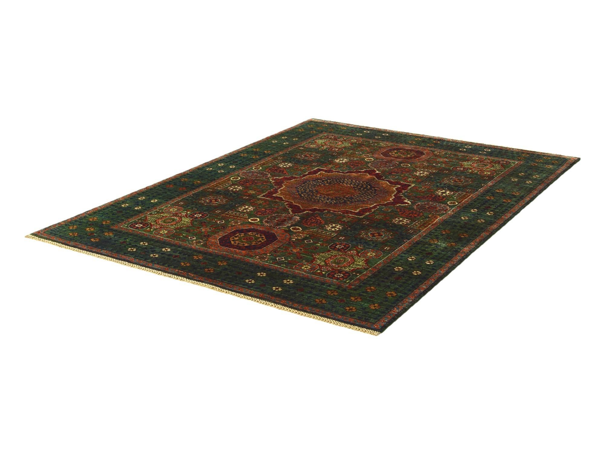 5' 10 x 7' 10 Hand Knotted Mamluk Ziegler Rug