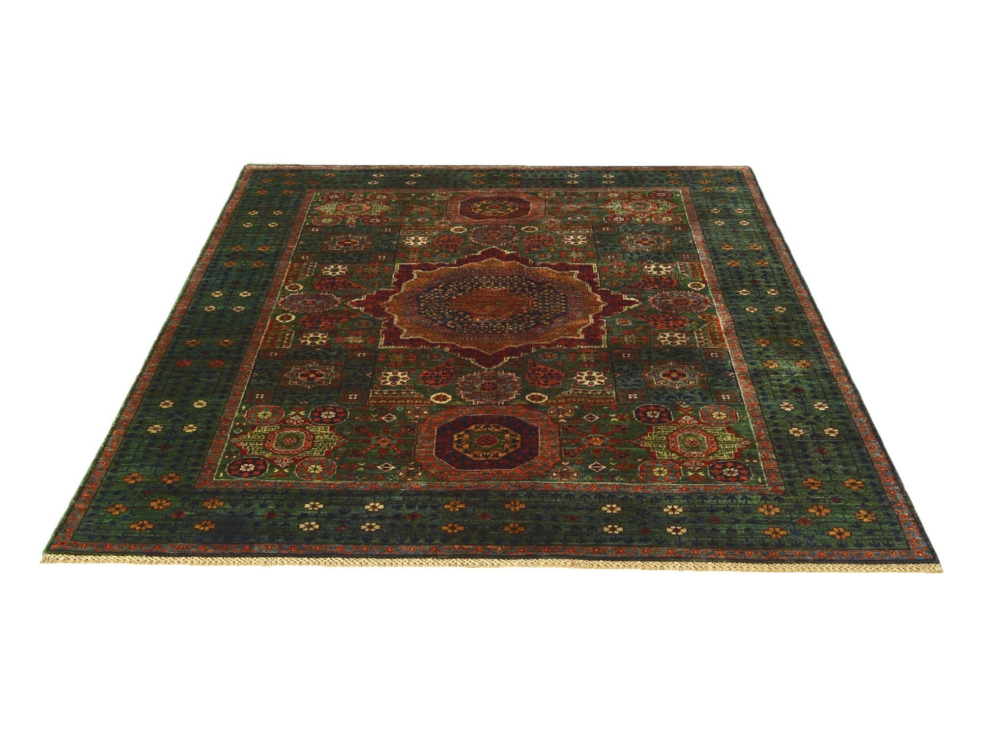 5' 10 x 7' 10 Hand Knotted Mamluk Ziegler Rug