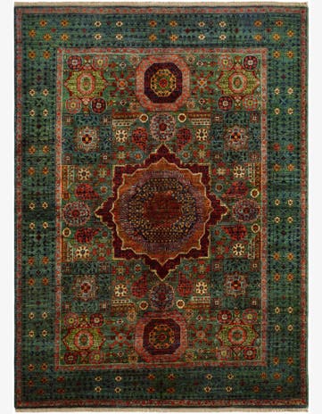 5' 10 x 7' 10 Hand Knotted Mamluk Ziegler Rug
