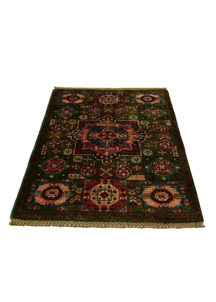 2' 1 x 3' 2 Hand Knotted Mamluk Ziegler Rug