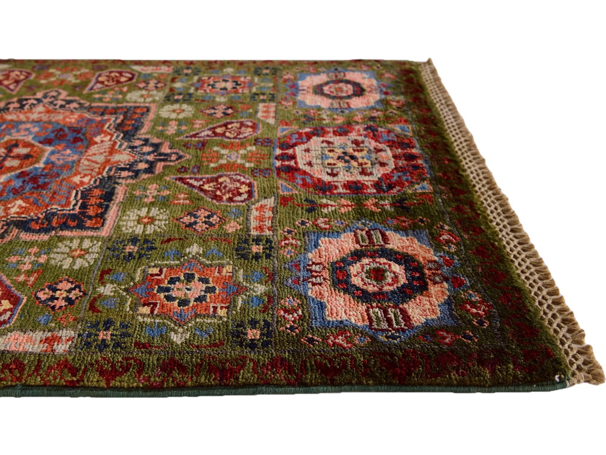 2' 1 x 3' 2 Hand Knotted Mamluk Ziegler Rug