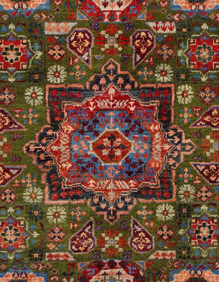 Detail image of 2' 1 x 3' 2 Hand Knotted Mamluk Ziegler Rug