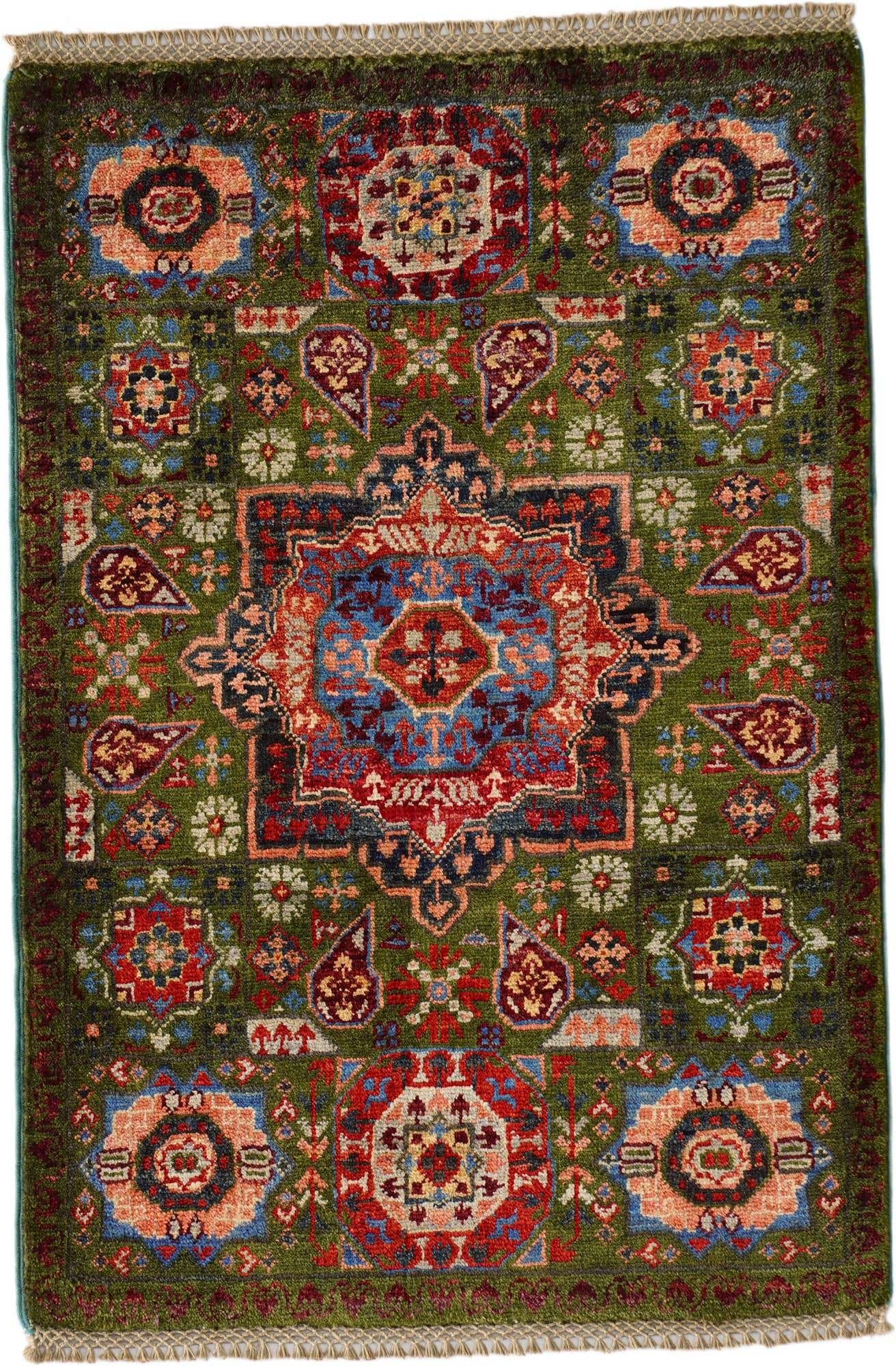 2' 1 x 3' 2 Hand Knotted Mamluk Ziegler Rug