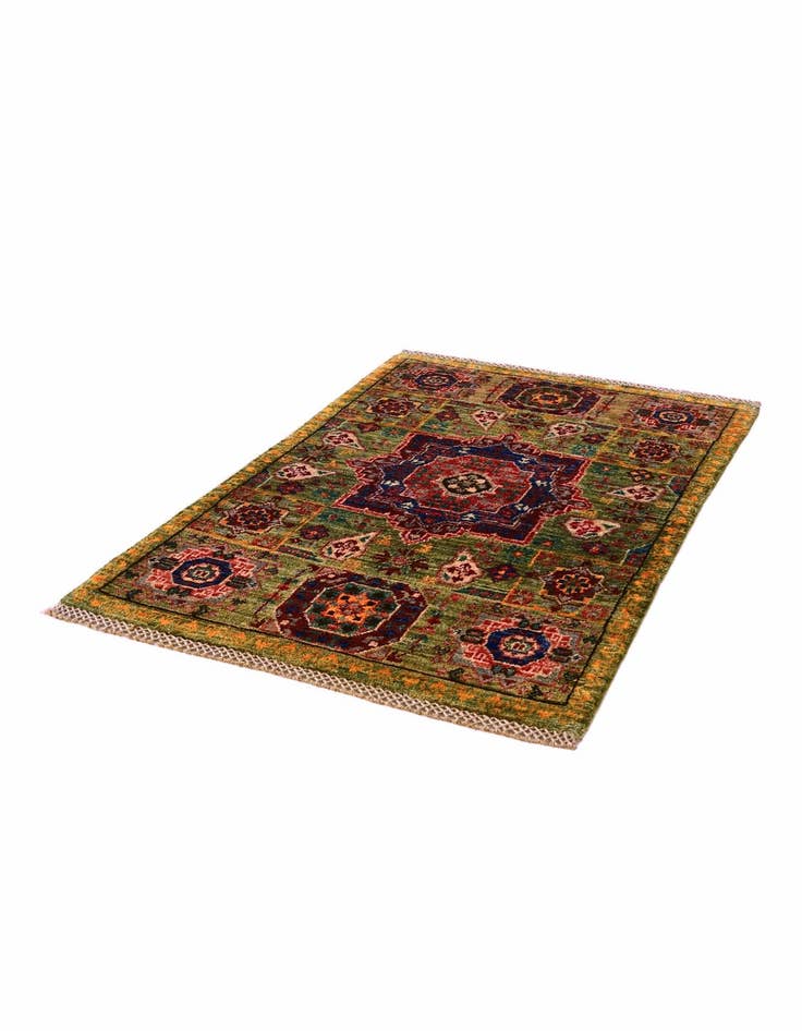 Detail image of 2' 1 x 3' 2 Hand Knotted Mamluk Ziegler Rug