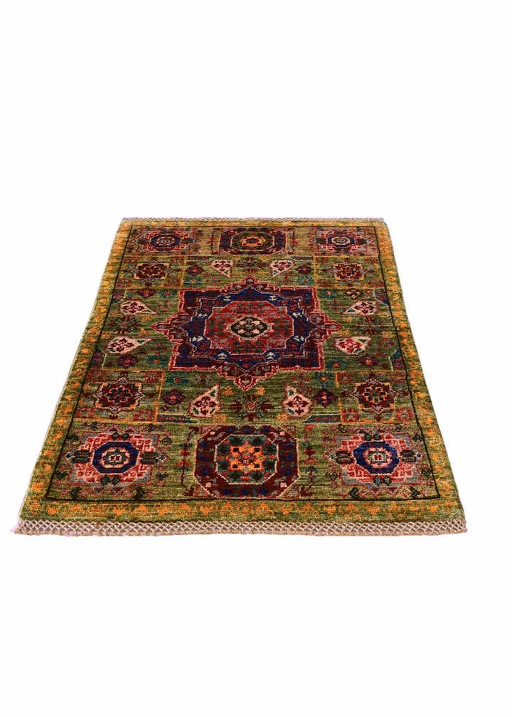 2' 1 x 3' 2 Hand Knotted Mamluk Ziegler Rug