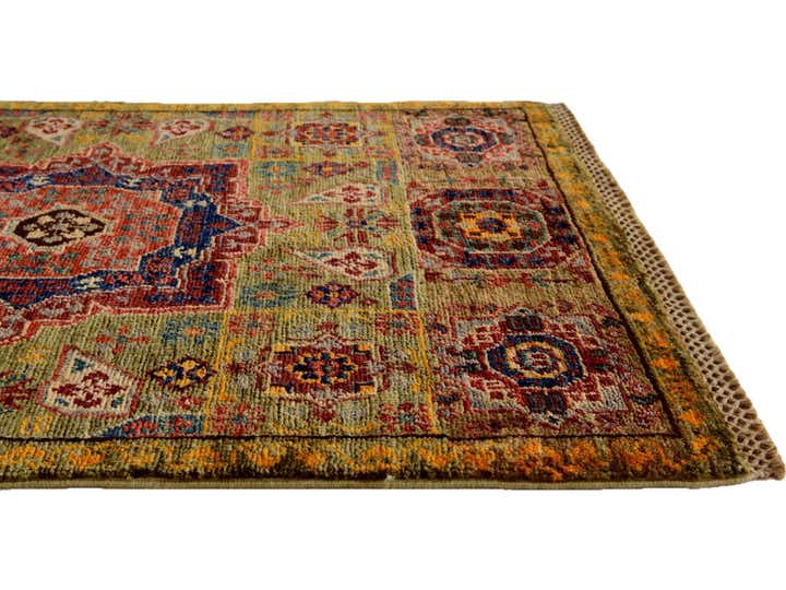 2' 1 x 3' 2 Hand Knotted Mamluk Ziegler Rug