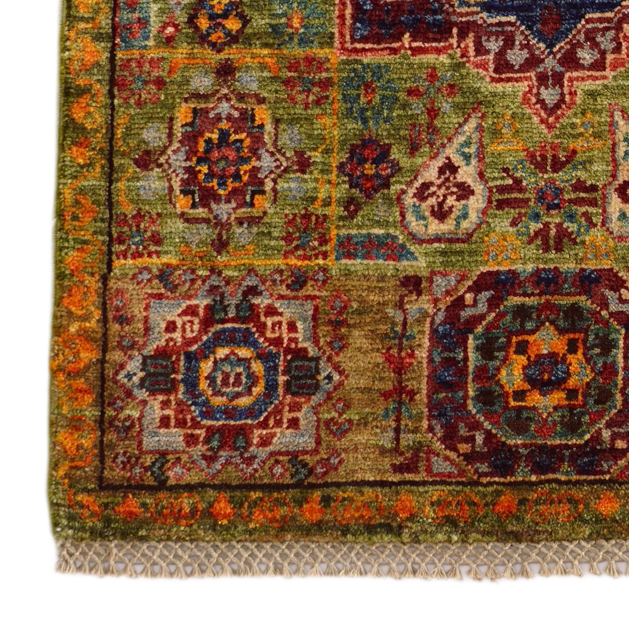 2' 1 x 3' 2 Hand Knotted Mamluk Ziegler Rug