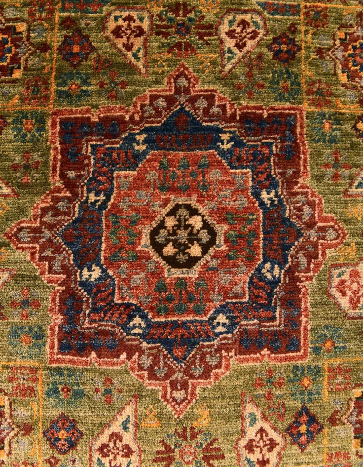 Detail image of 2' 1 x 3' 2 Hand Knotted Mamluk Ziegler Rug
