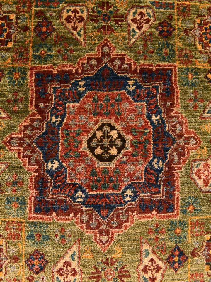 2' 1 x 3' 2 Hand Knotted Mamluk Ziegler Rug