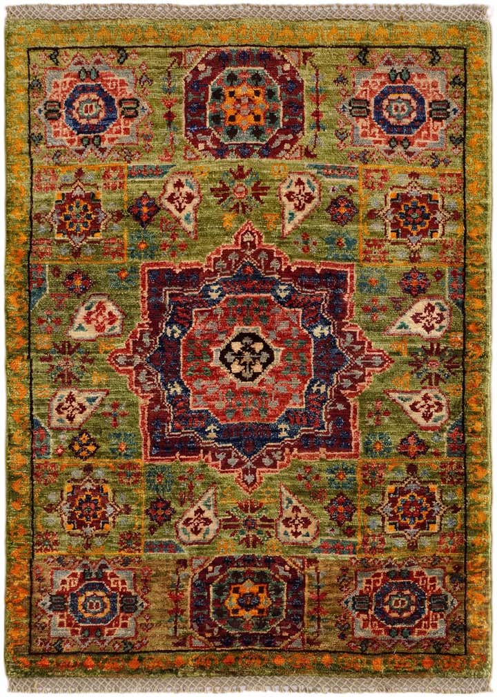 2' 1 x 3' 2 Hand Knotted Mamluk Ziegler Rug