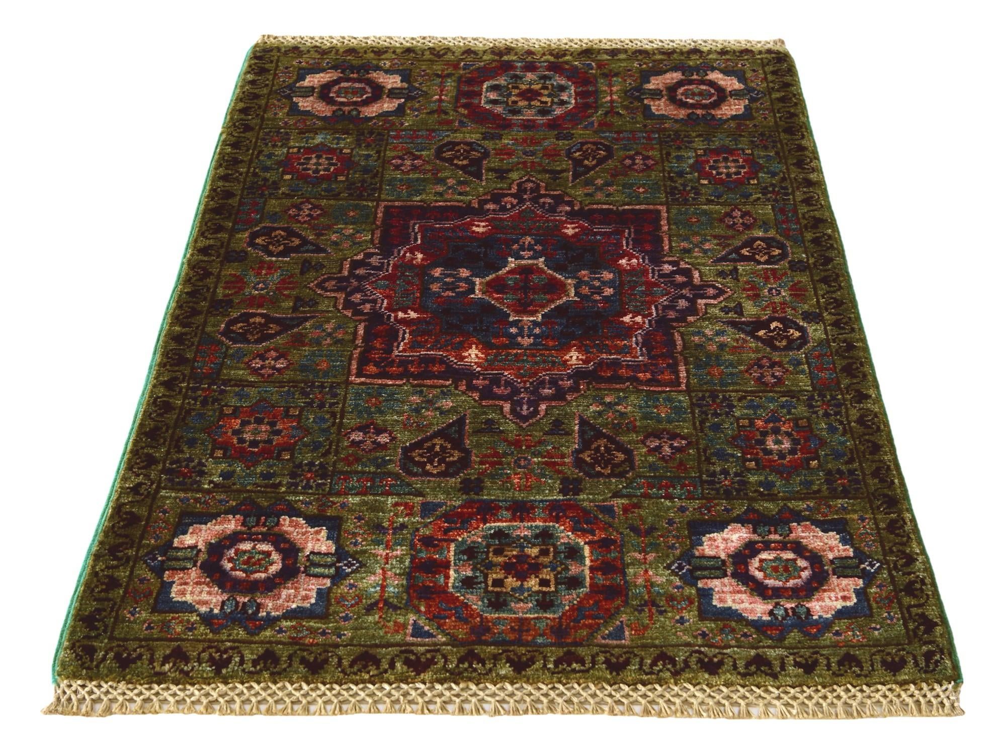 2' x 2' 11 Hand Knotted Mamluk Ziegler Rug