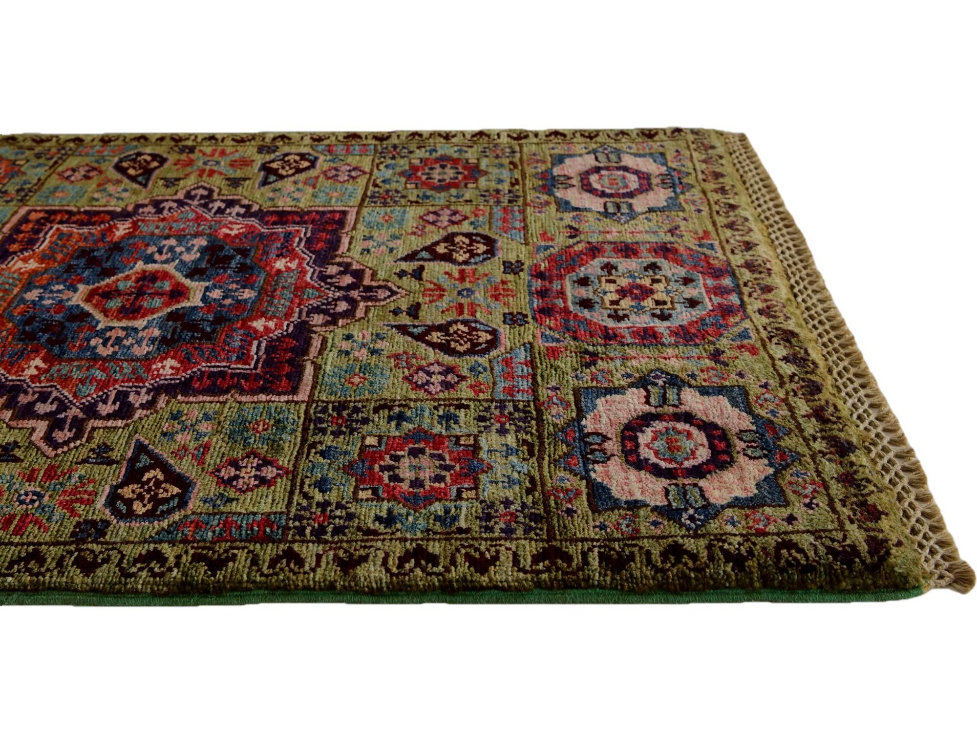 2' x 2' 11 Hand Knotted Mamluk Ziegler Rug