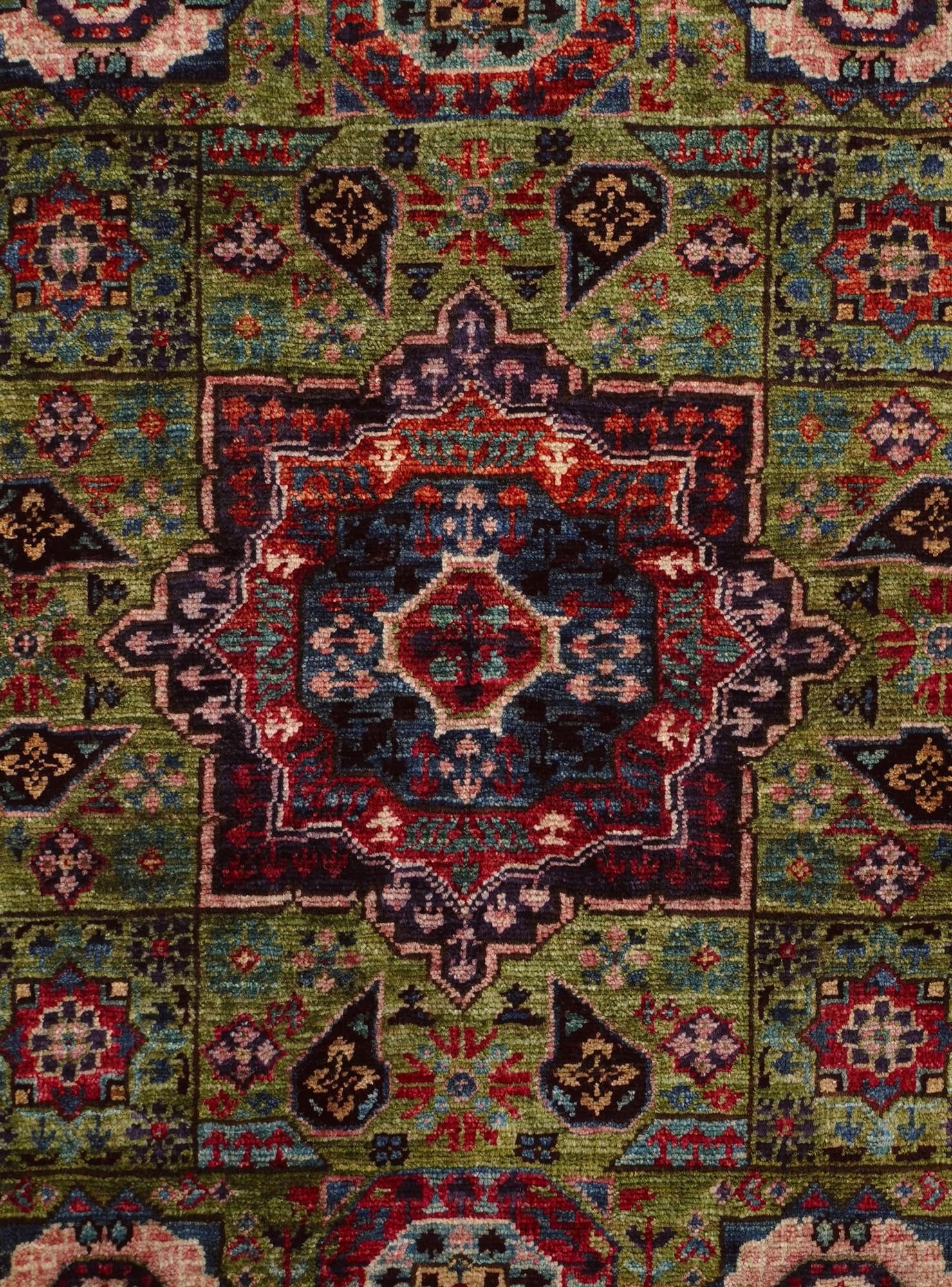 2' x 2' 11 Hand Knotted Mamluk Ziegler Rug