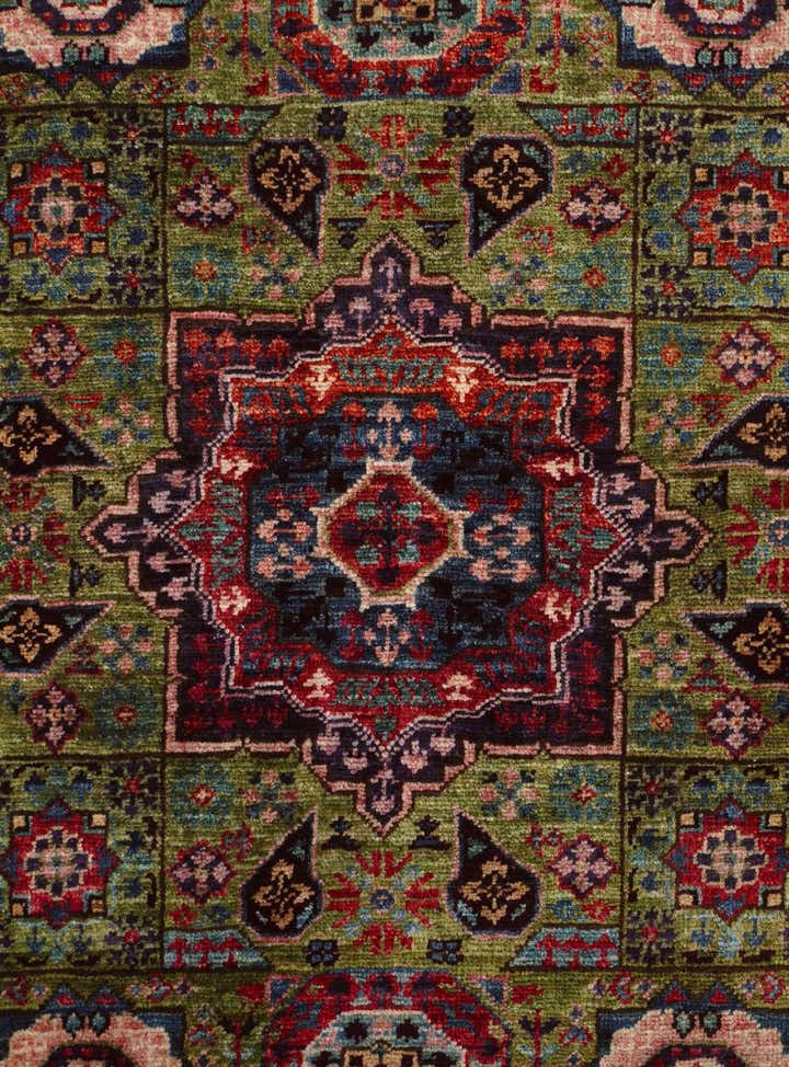 2' x 2' 11 Hand Knotted Mamluk Ziegler Rug