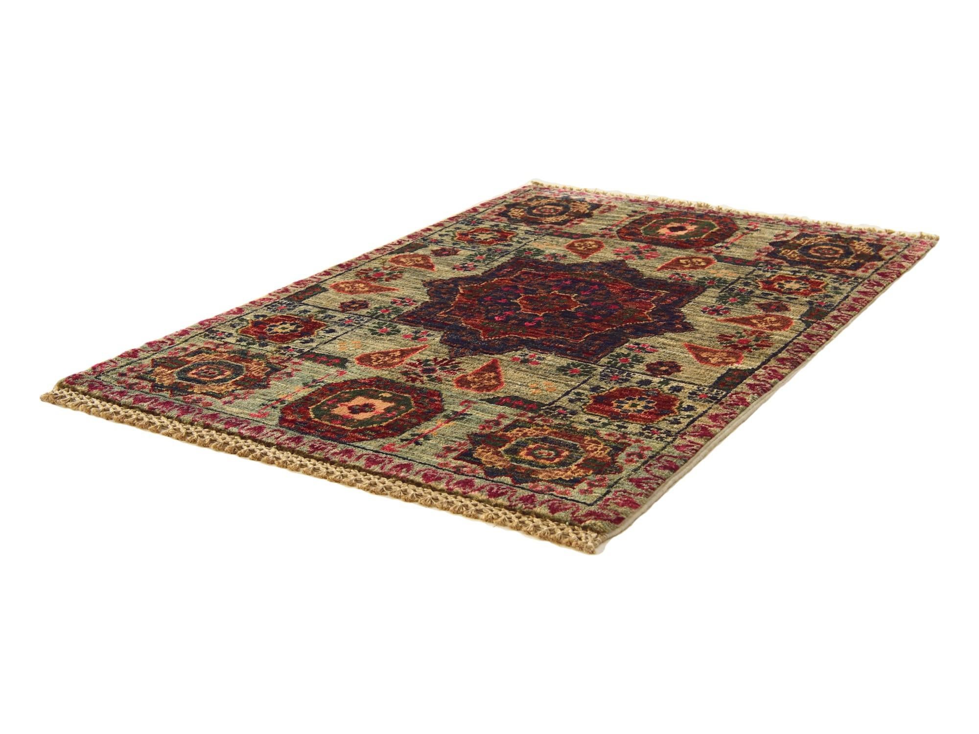 2' x 3' Hand Knotted Mamluk Ziegler Rug