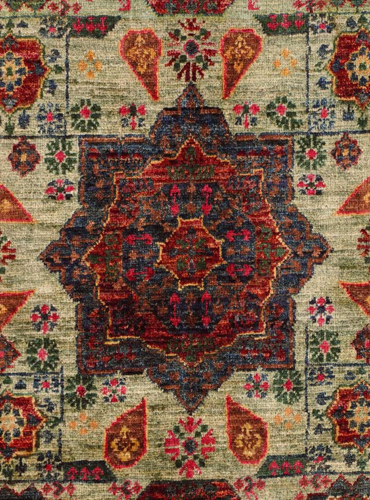 2' x 3' Hand Knotted Mamluk Ziegler Rug