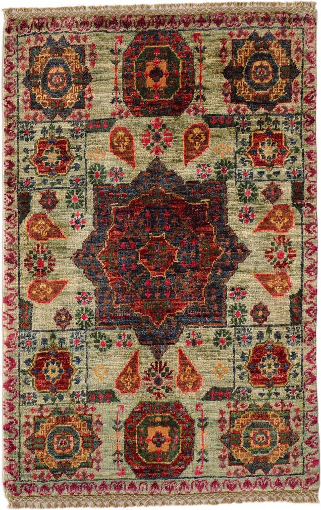 2' x 3' Hand Knotted Mamluk Ziegler Rug
