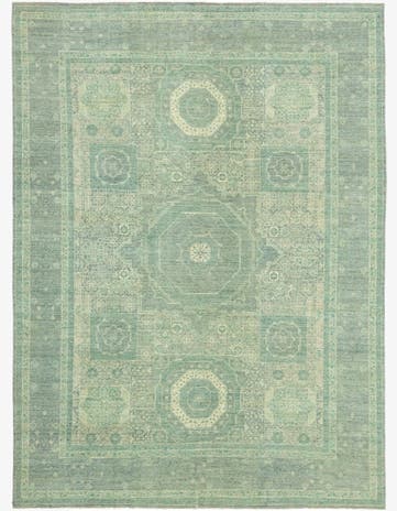8' 10 x 12' Hand Knotted Mamluk Ziegler Rug
