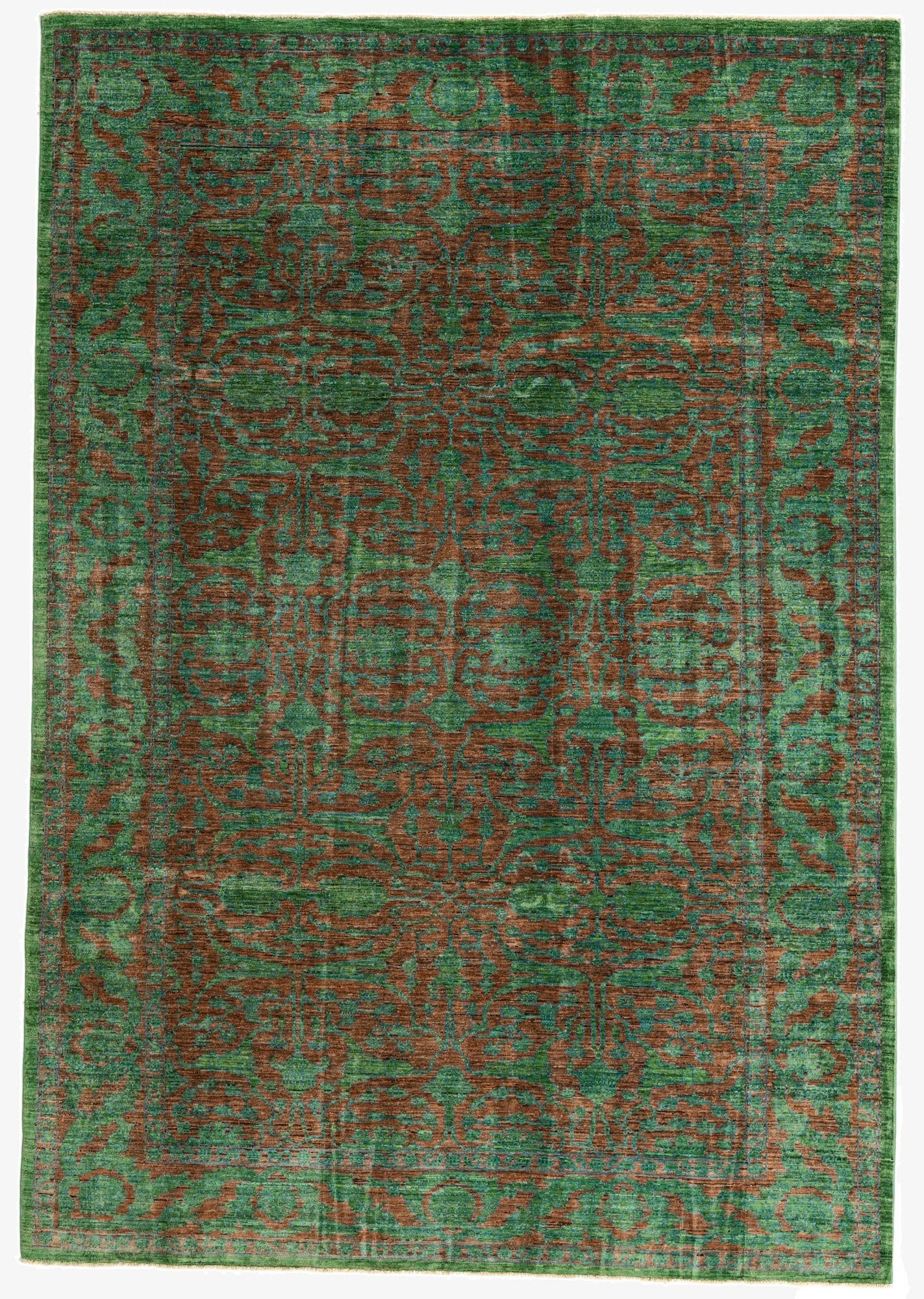 6' 8 x 9' 8  Hand Knotted Mamluk Ziegler Oriental Rug