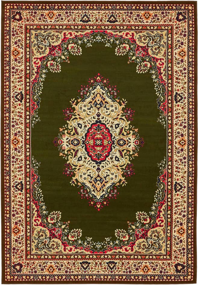 Detail image of 6' x 9' Mashad Design Rug
