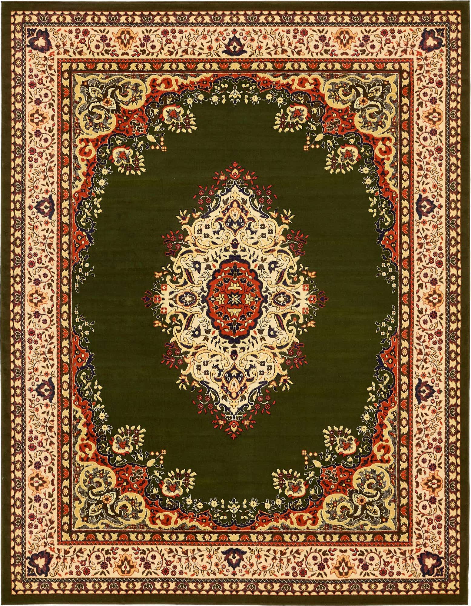 9' x 12' Mashad Design Rug