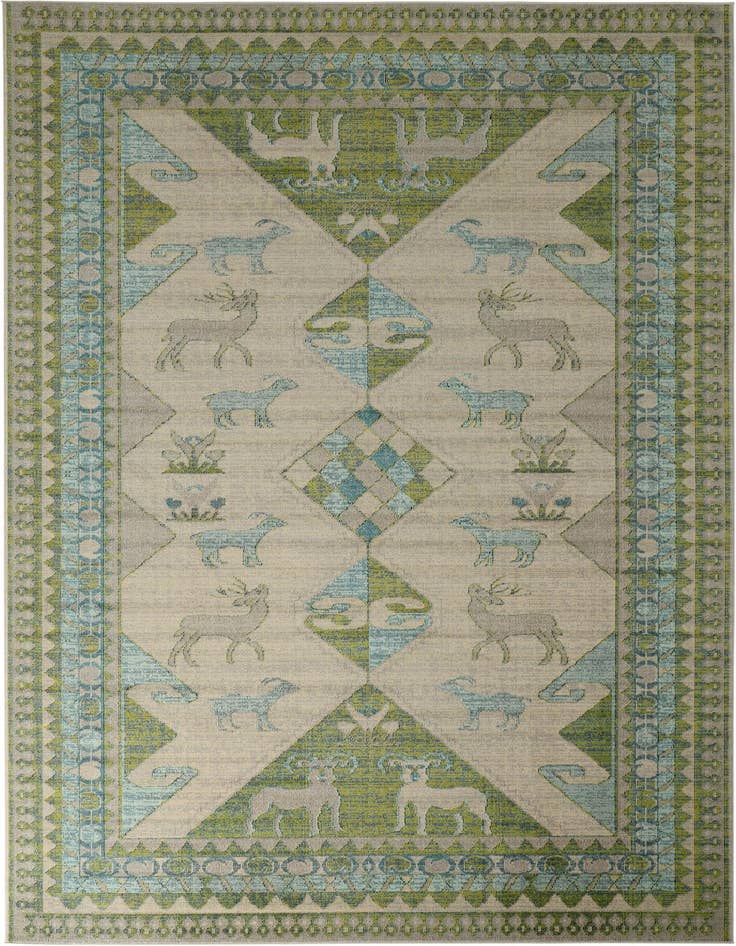 Detail image of 10' x 14' Washable Mesa Rug