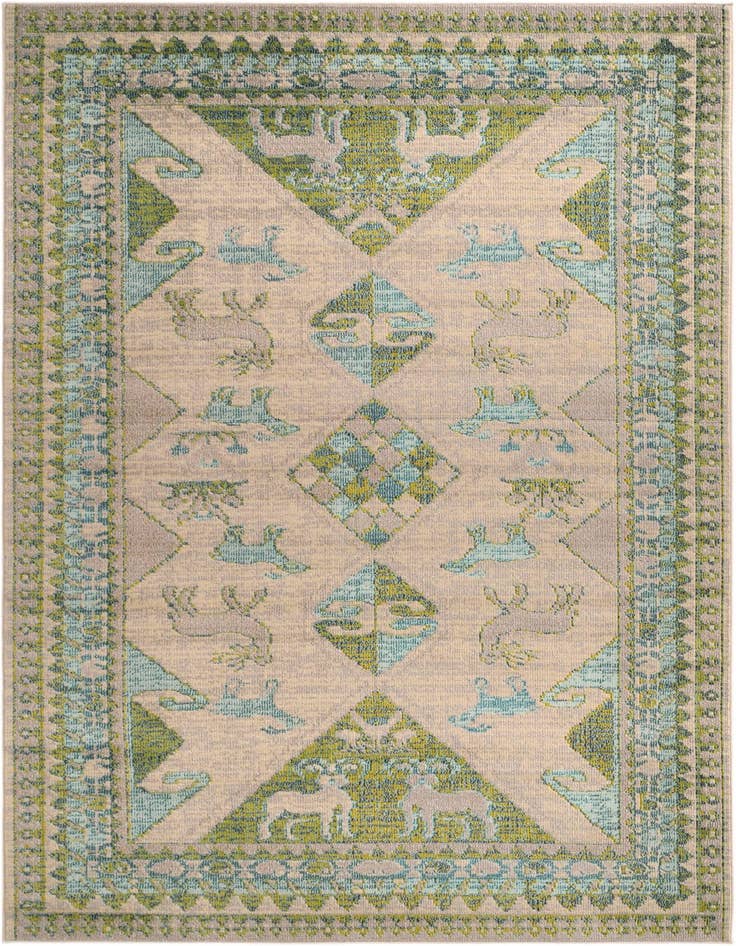 Detail image of 6' x 9' Washable Mesa Rug