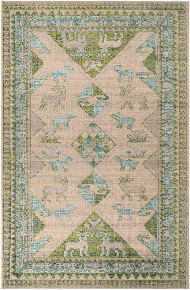 Detail image of 6' x 9' Washable Mesa Rug