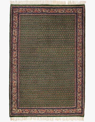 4' 4 x 6' 5 Hand Knotted Mir Wool Rug