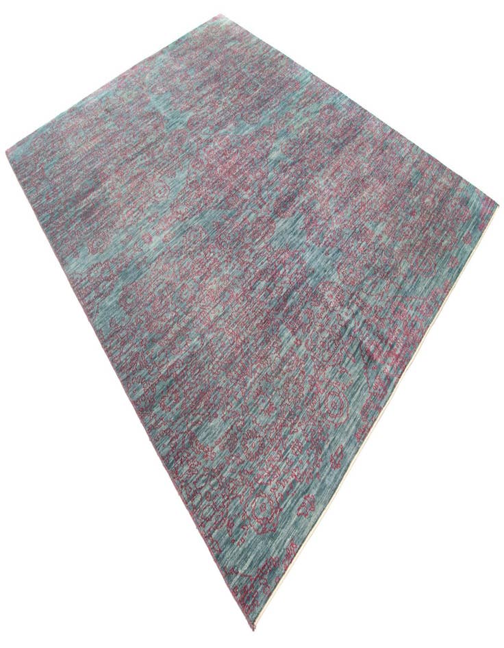 Detail image of 7' 11 x 10' 3 Modern Kamla Wool Rug