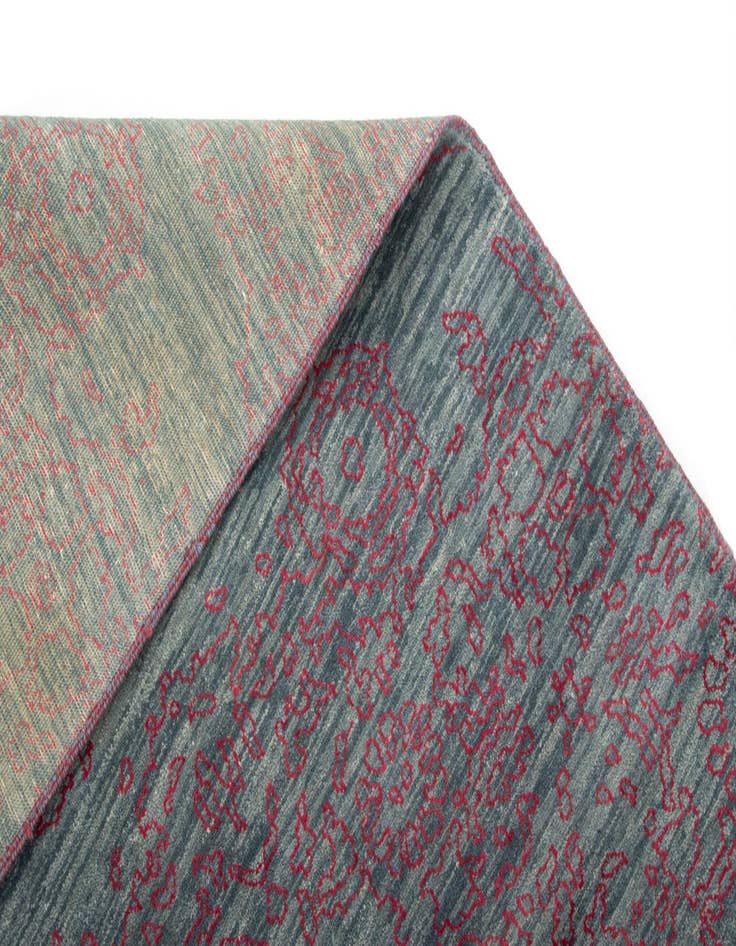 Detail image of 7' 11 x 10' 3 Modern Kamla Wool Rug