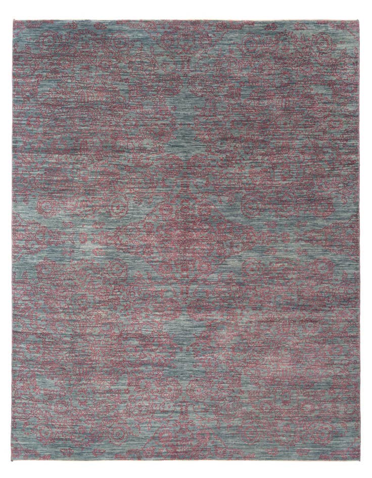 Detail image of 7' 11 x 10' 3 Modern Kamla Wool Rug