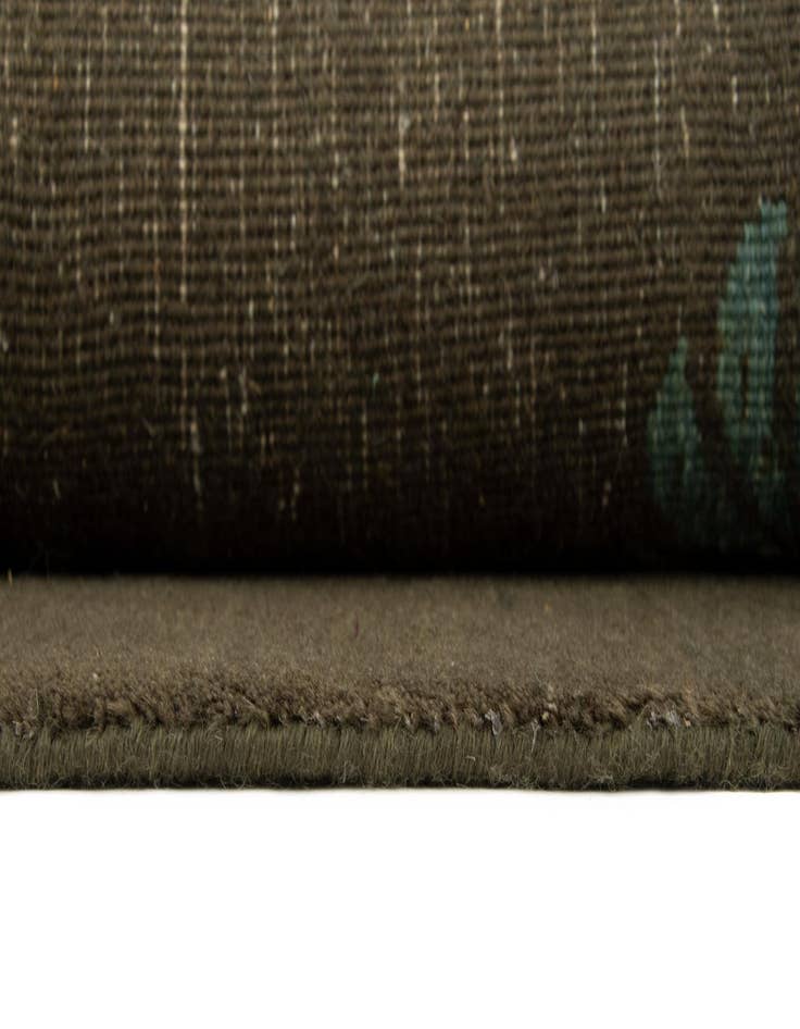 Detail image of 7' 10 x 9' 6  Hand Knotted Modern Manshu Wool Rug