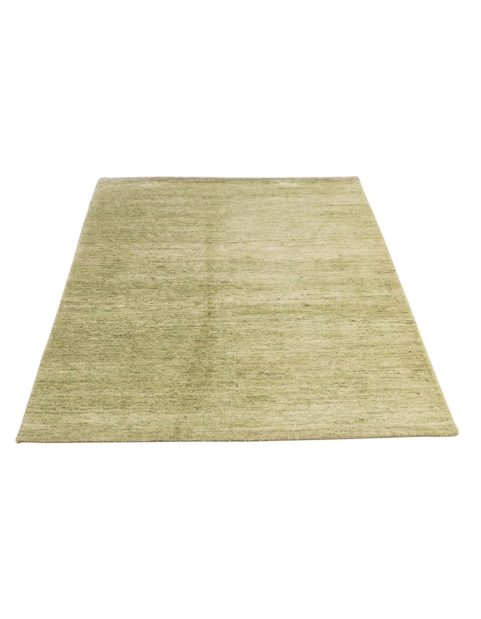 4' 6 x 6' 4 Hand Knotted Moroccan Wool Rug