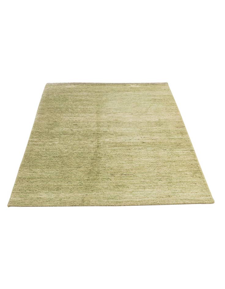 Detail image of 4' 6 x 6' 4 Hand Knotted Moroccan Wool Rug