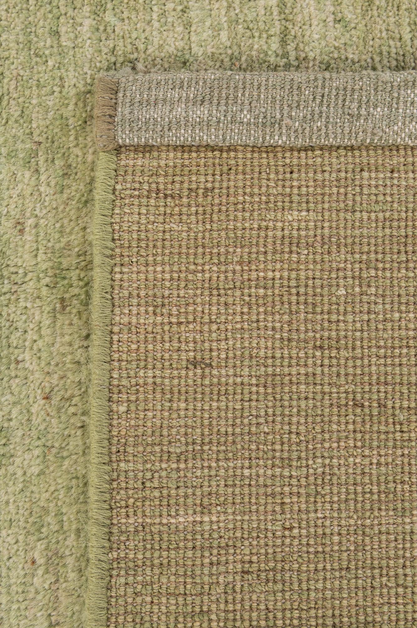 4' 6 x 6' 4 Hand Knotted Moroccan Wool Rug