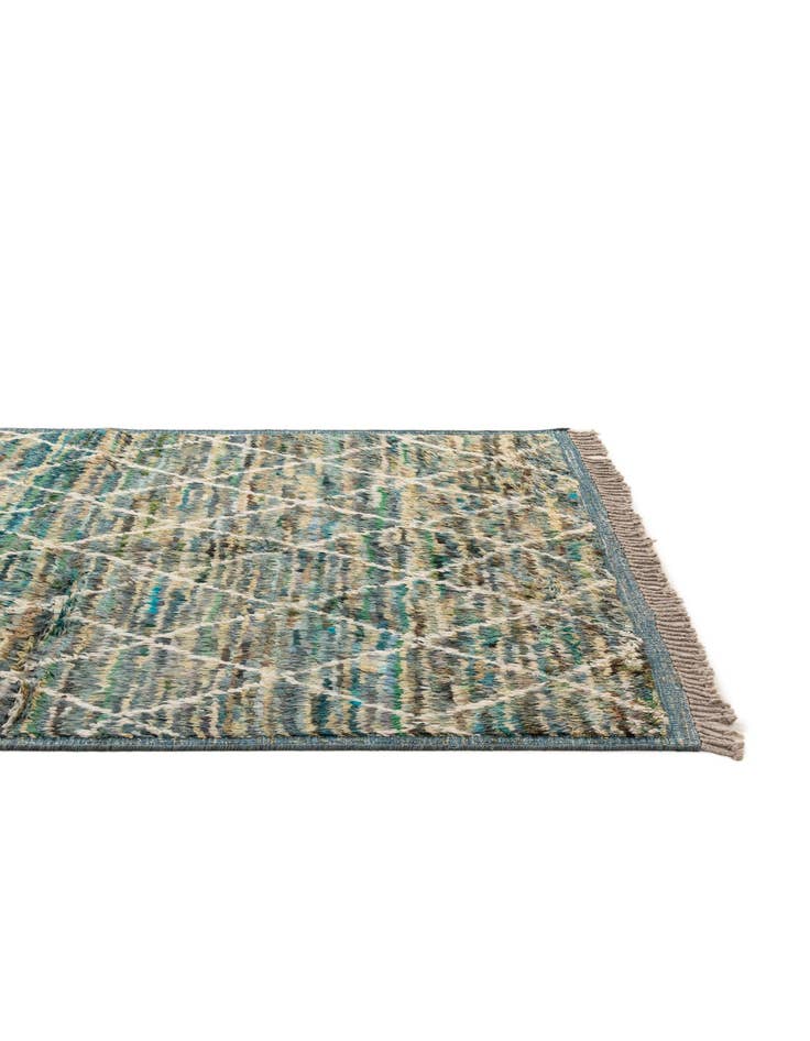 Detail image of 5' 1 x 6' 10 Hand Knotted Moroccan Wool Rug