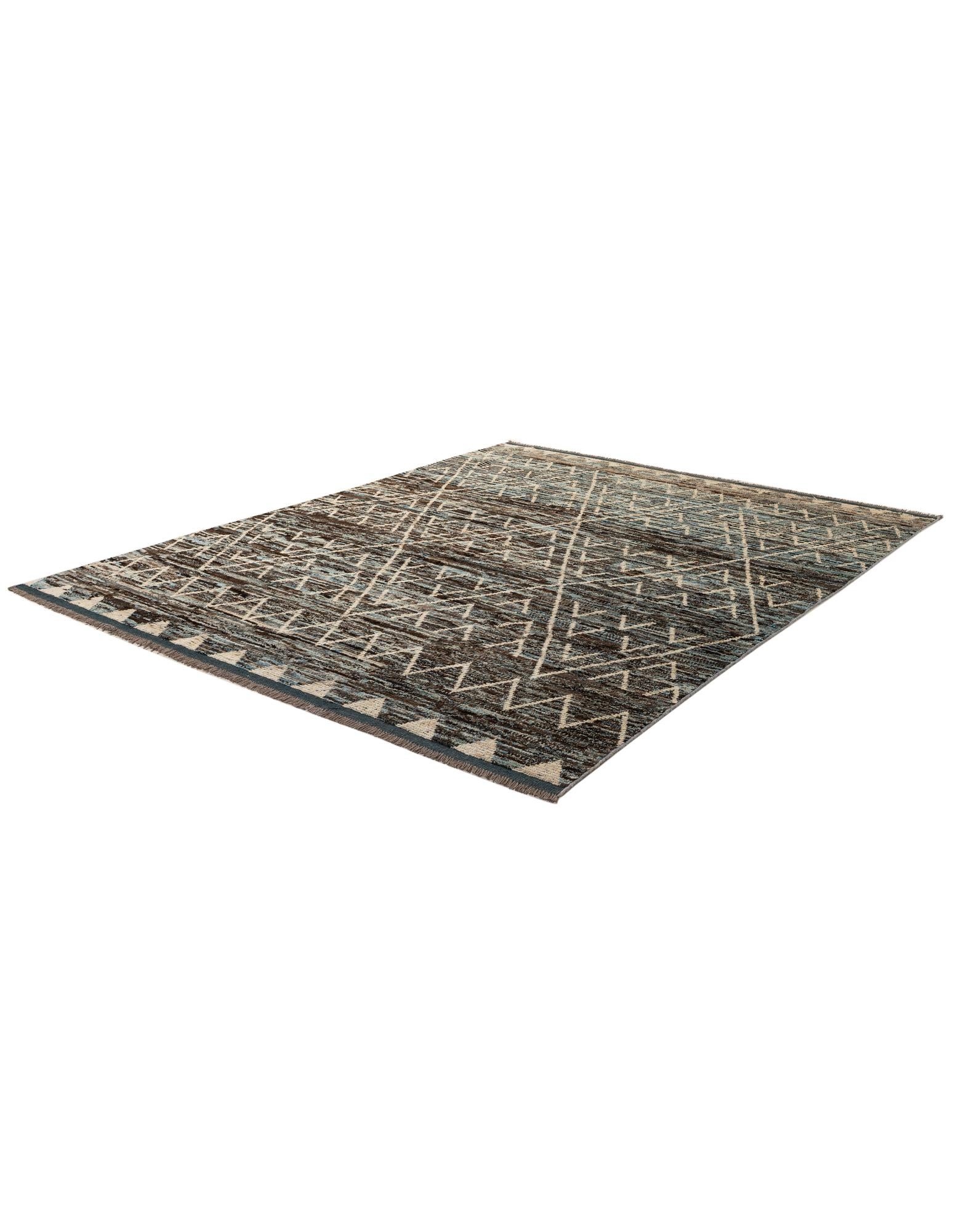 8' 1 x 9' 11 Hand Knotted Moroccan Wool Rug