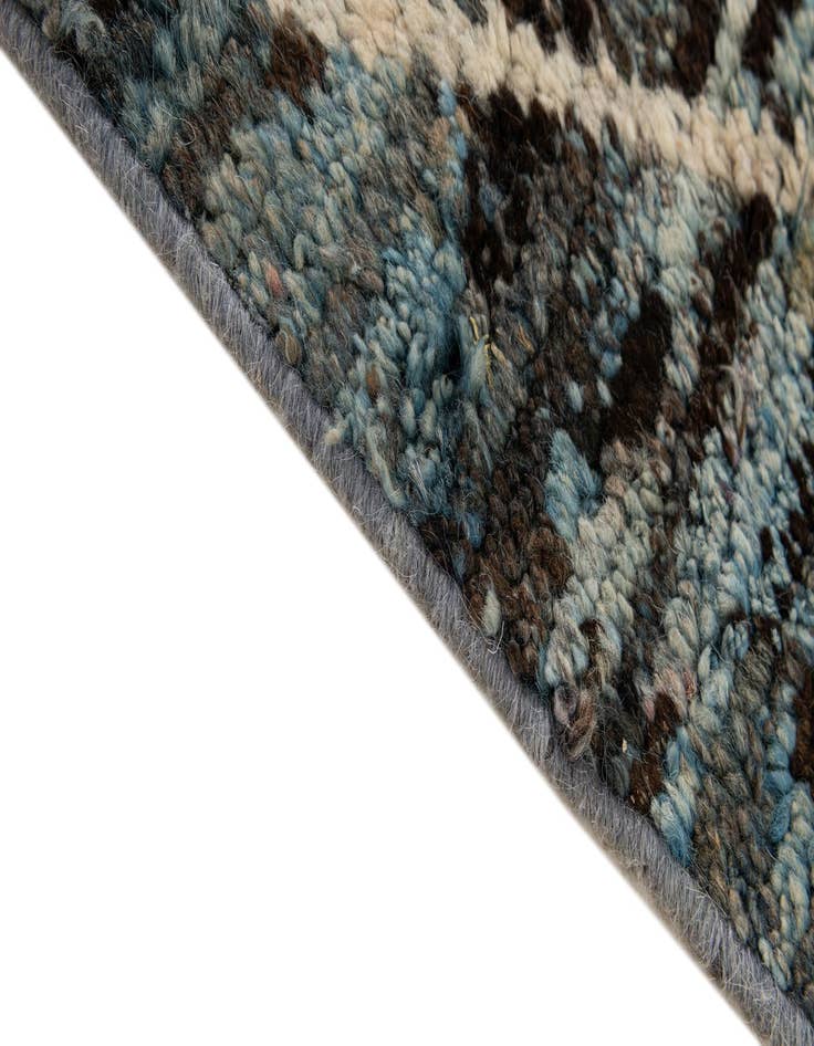 Detail image of 8' 1 x 9' 11  Hand Knotted Moroccan Wool Rug